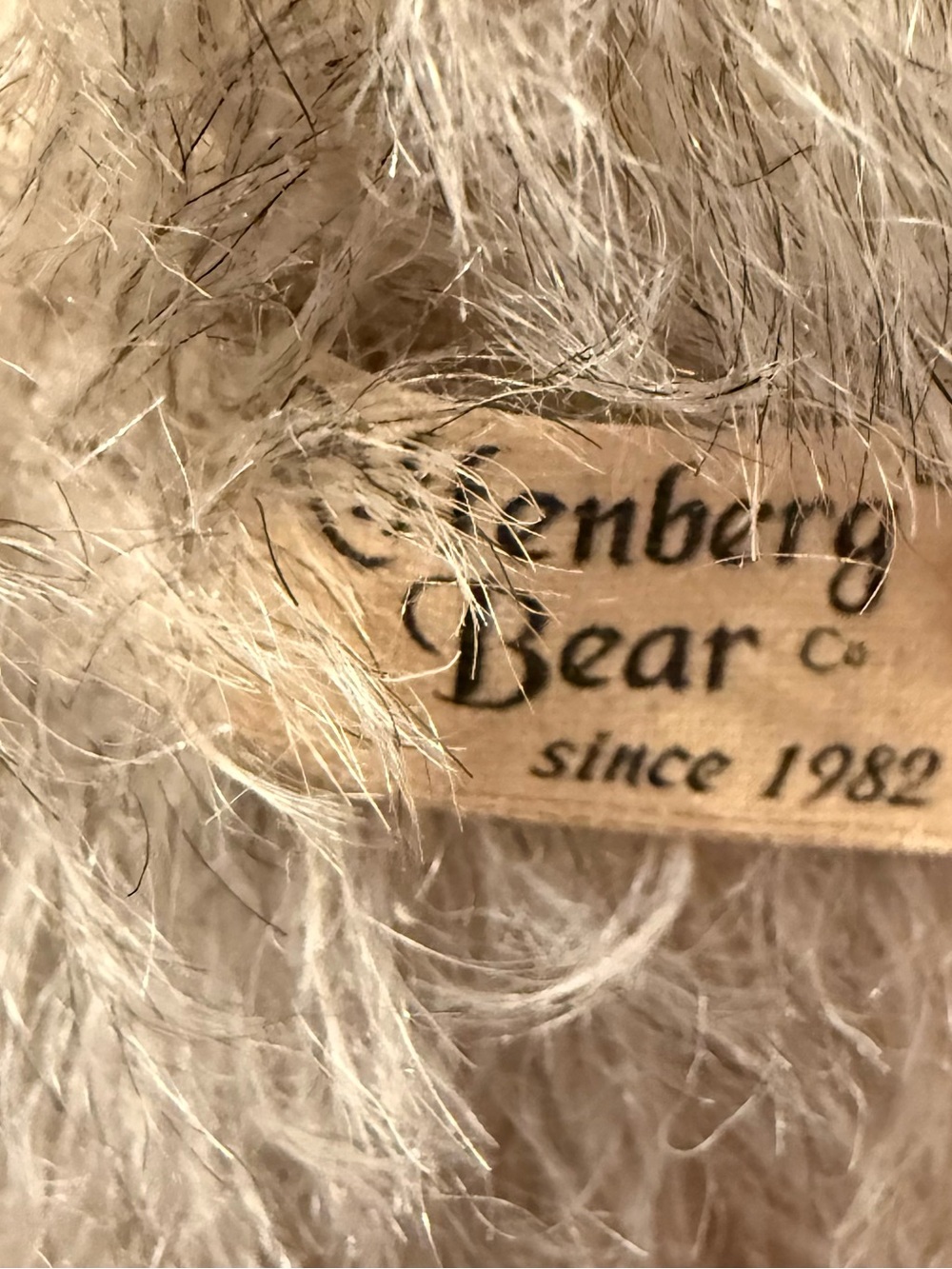 TOBY WINNER❤️ OOAK C. Riffenberg Bears Jane Monroe signed/dated 20" Mohair Panda - Picture 6 of 13